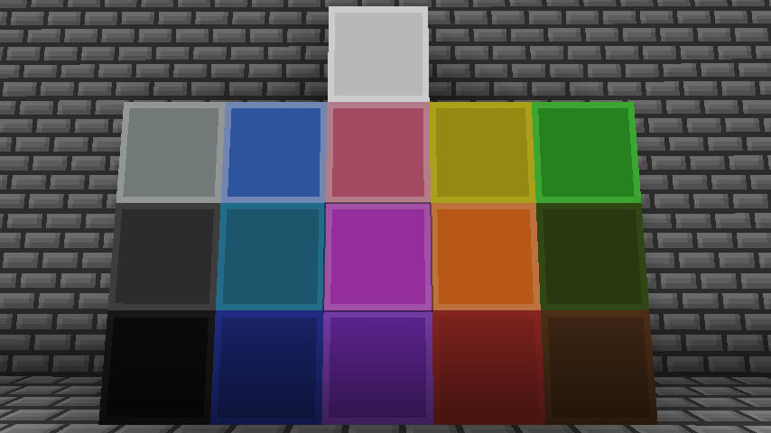 Minecraft Wool Colours